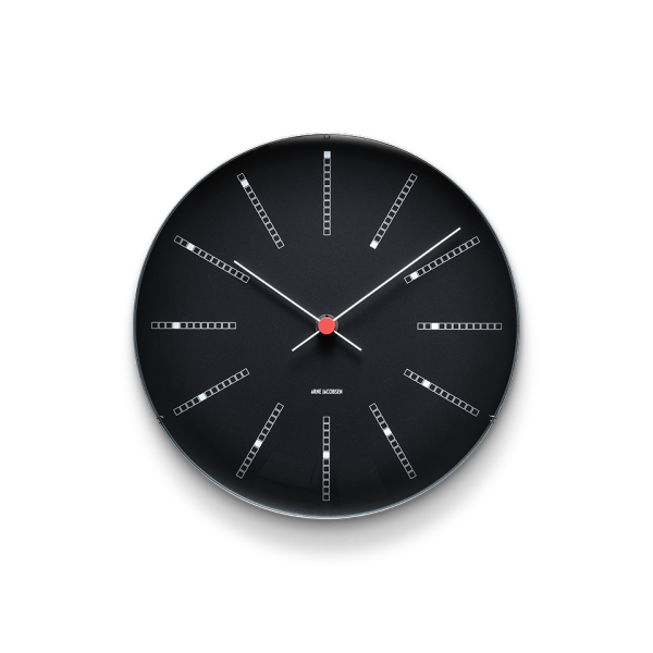 Arne Jacobsen Bankers Wall Clock, Large, Ø: 11.4