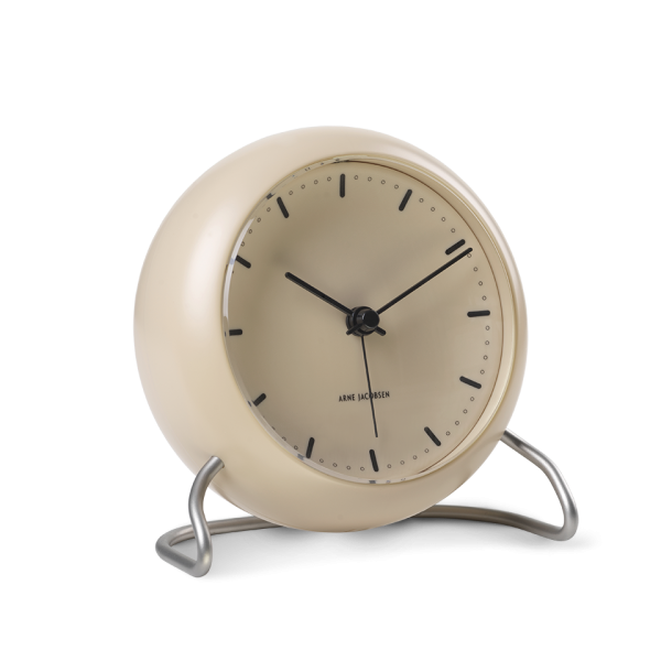 Arne Jacobsen City Hall Table Clock, Ø: 4.3"
