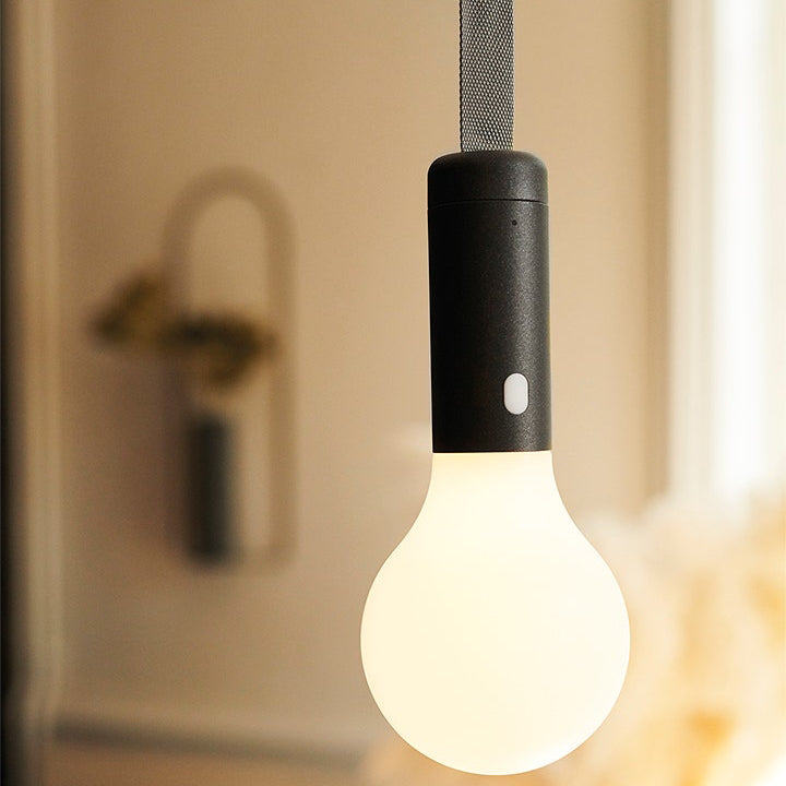 Fermob Aplô Lamp H.9 in. + Suspension Strap lifestyle