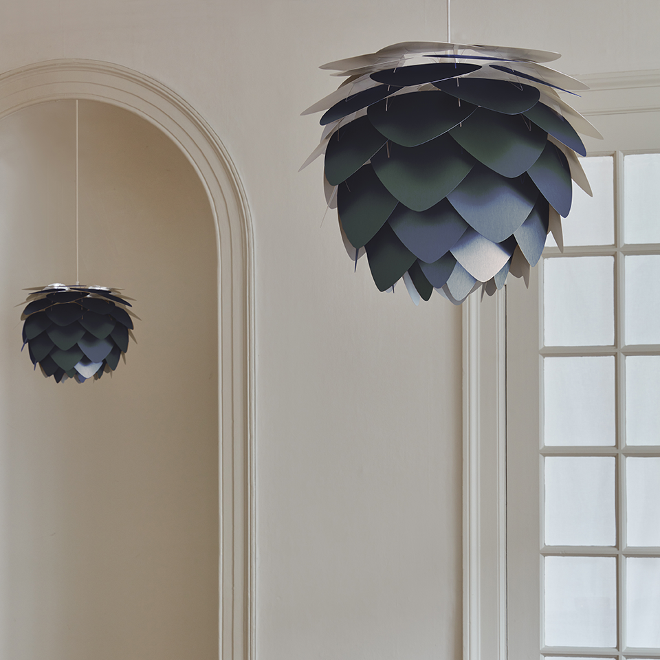 UMAGE Aluvia Hardwired Pendant, Medium Lampshade