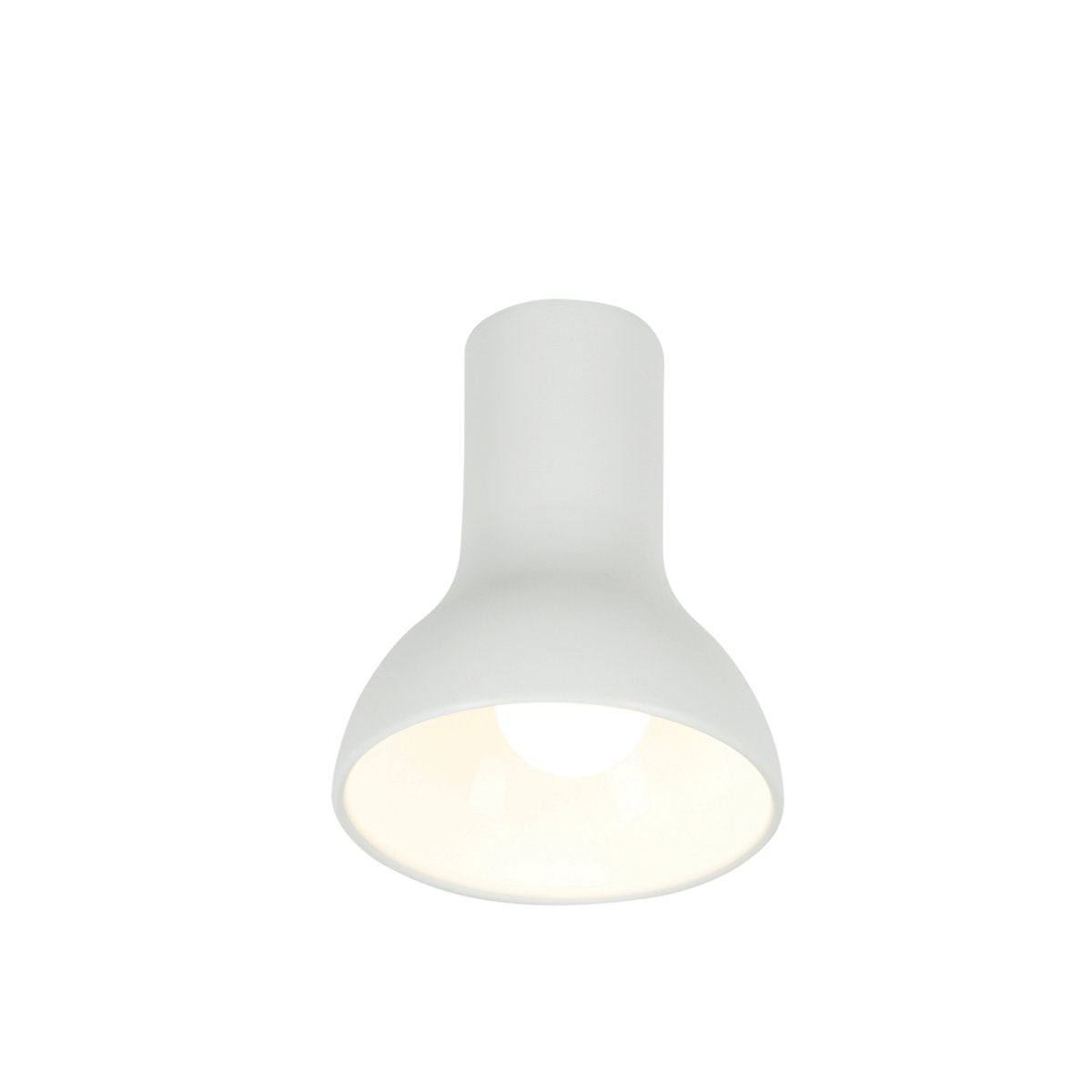 Anglepoise Type 75 Mini wall light in Alpine White, front view
