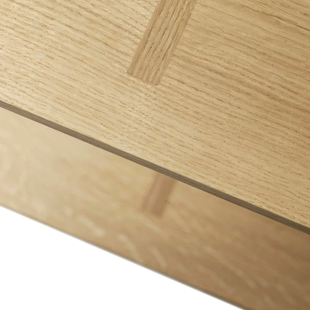 FDB Møbler Shelves in solid oak, designed by Laura Bilde