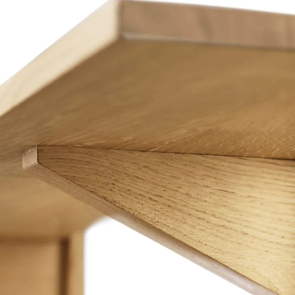 FDB Møbler Shelves in solid oak, designed by Laura Bilde
