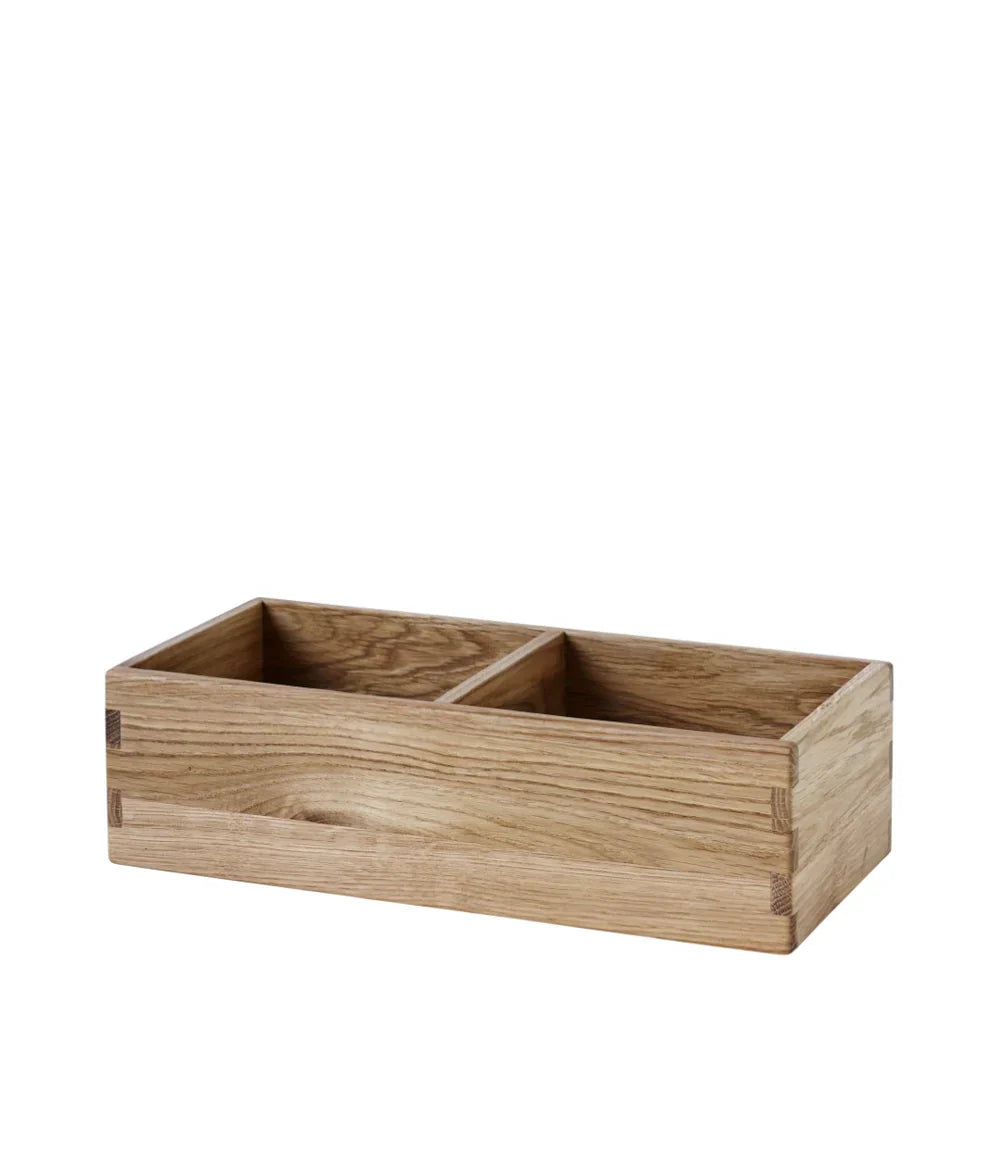 FDB Møbler Bookcase plinth in solid oak, designed by Mogens Koch