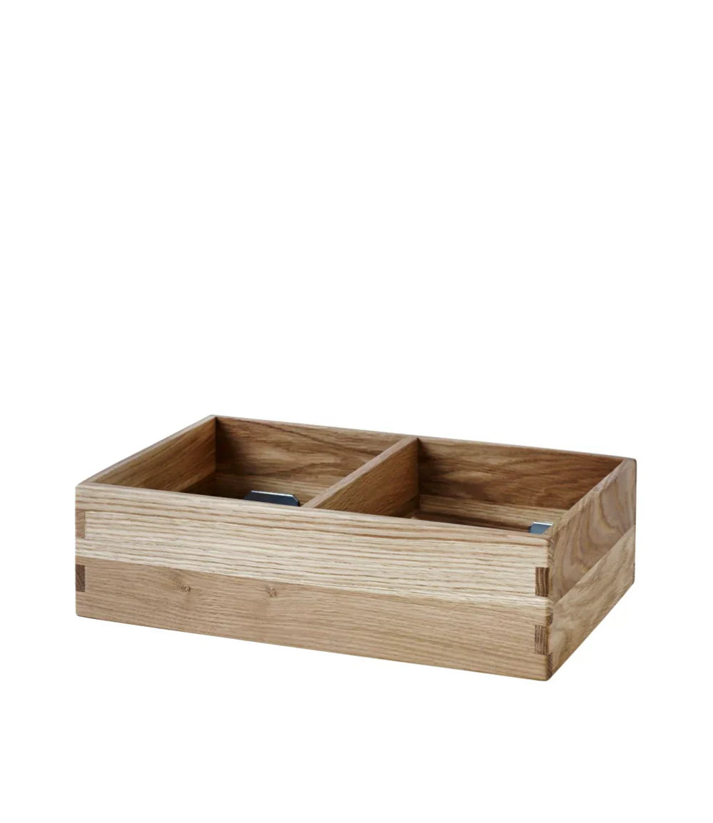 FDB Møbler Bookcase plinth in solid oak, designed by Mogens Koch