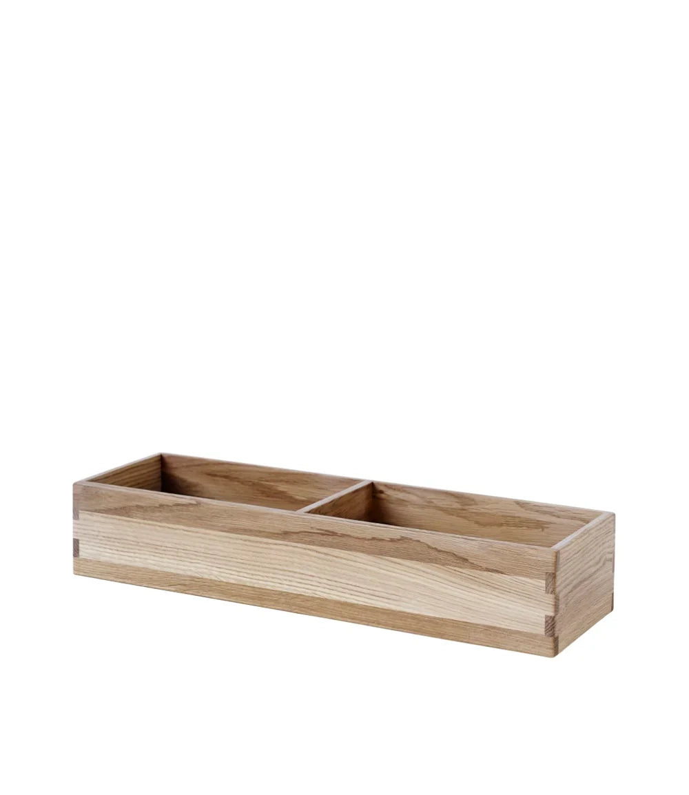 FDB Møbler Bookcase plinth in solid oak, designed by Mogens Koch