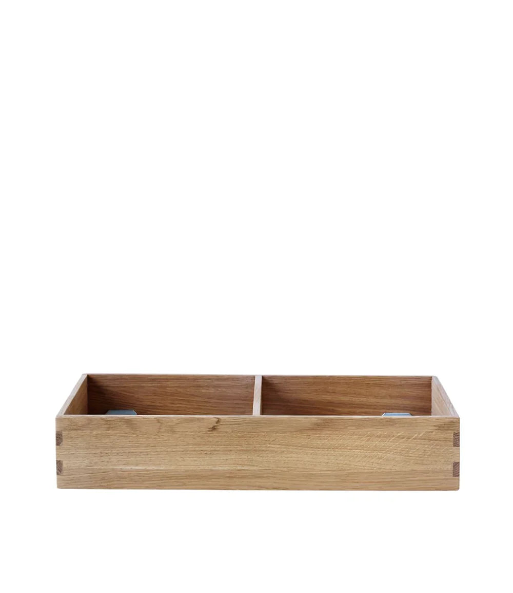 FDB Møbler Bookcase plinth in solid oak, designed by Mogens Koch