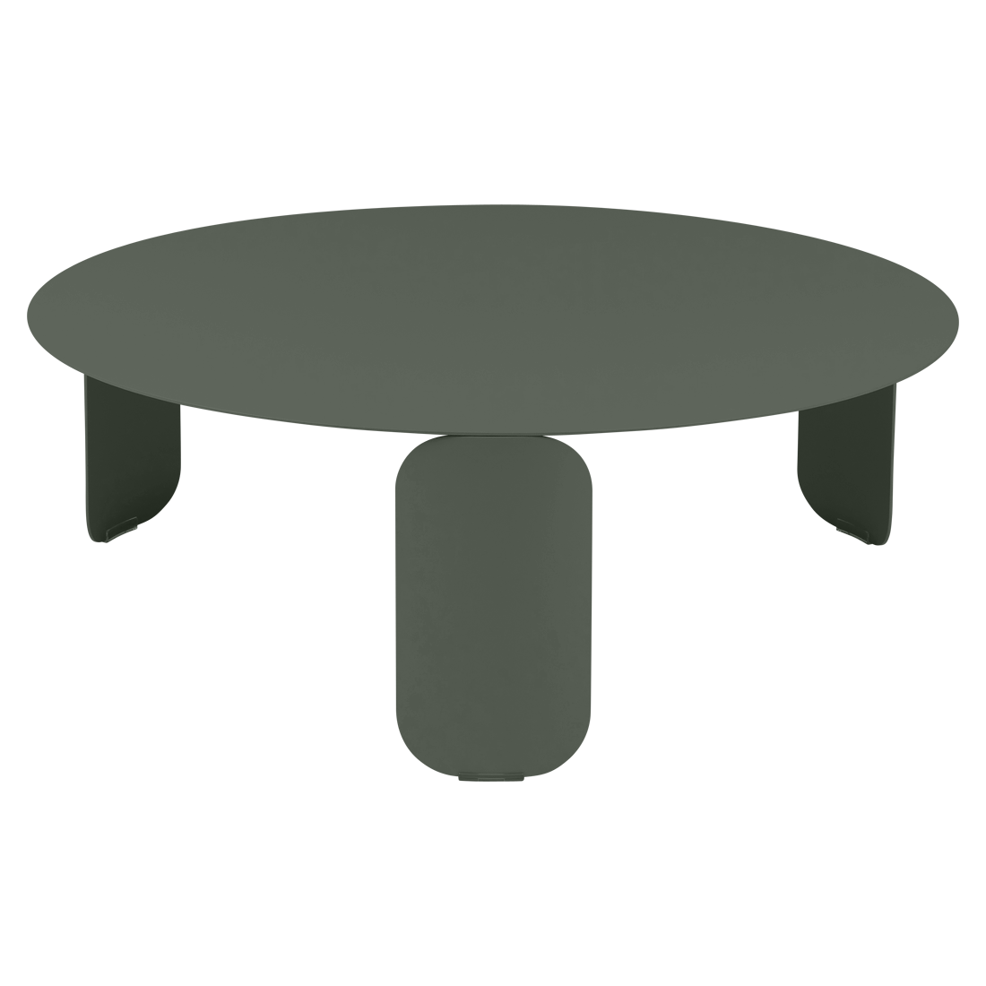 Fermob Bebop Low Table 31.5" in Rosemary powder-coated steel, outdoor low table from France