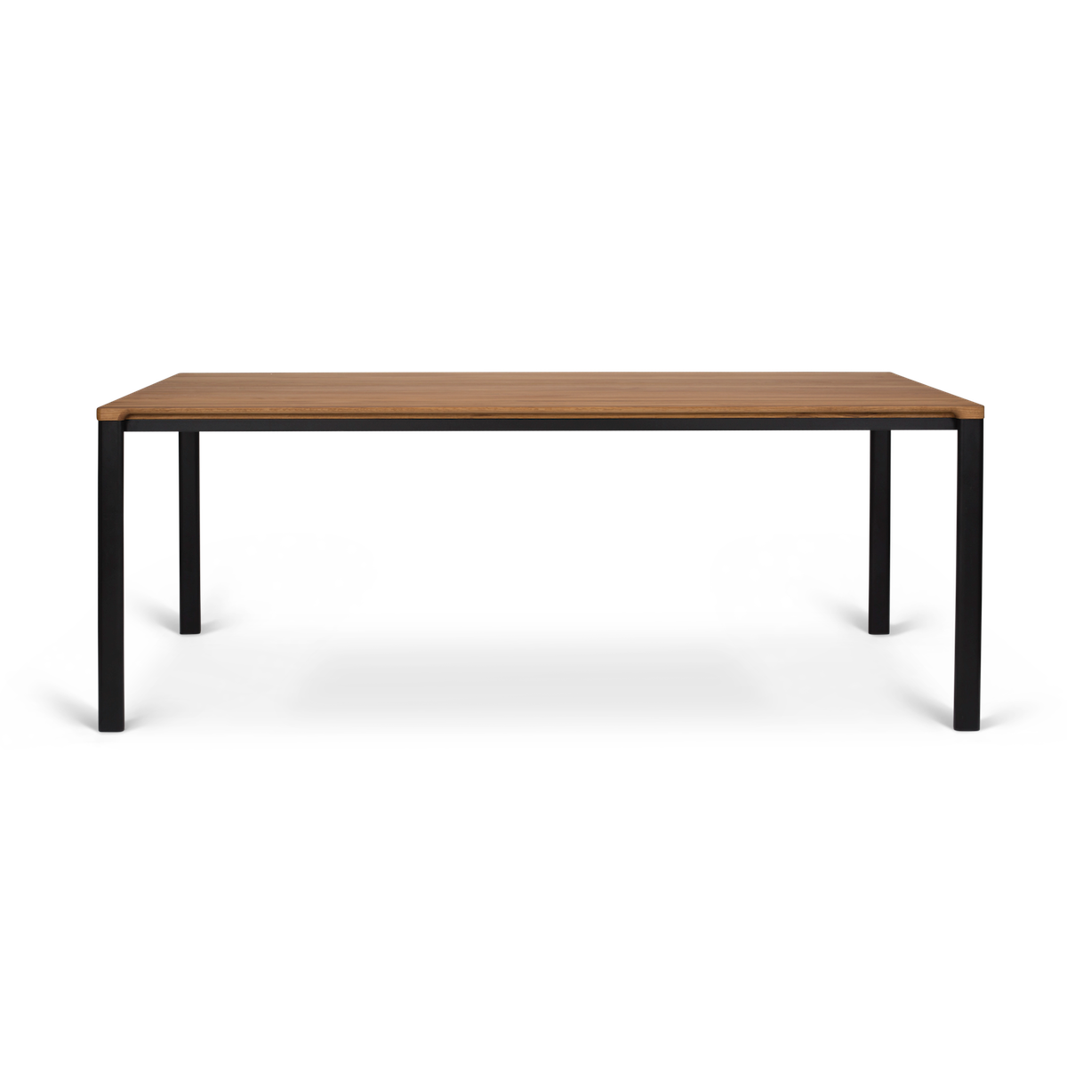 Bent Hansen Meet Dining Table in solid oiled oak, oak and steel