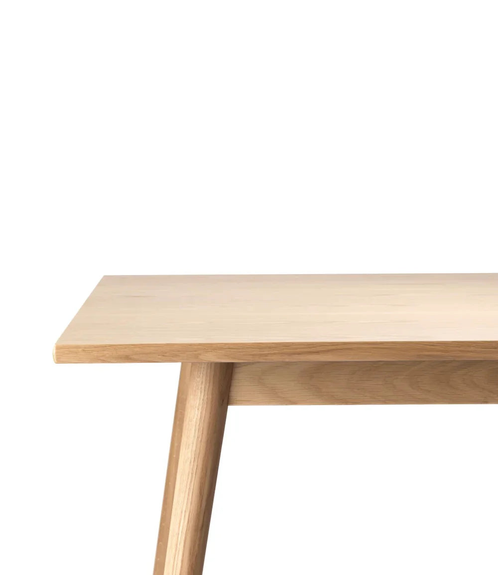FDB Møbler Dining table in lacquered solid oak, designed by Poul M. Volther