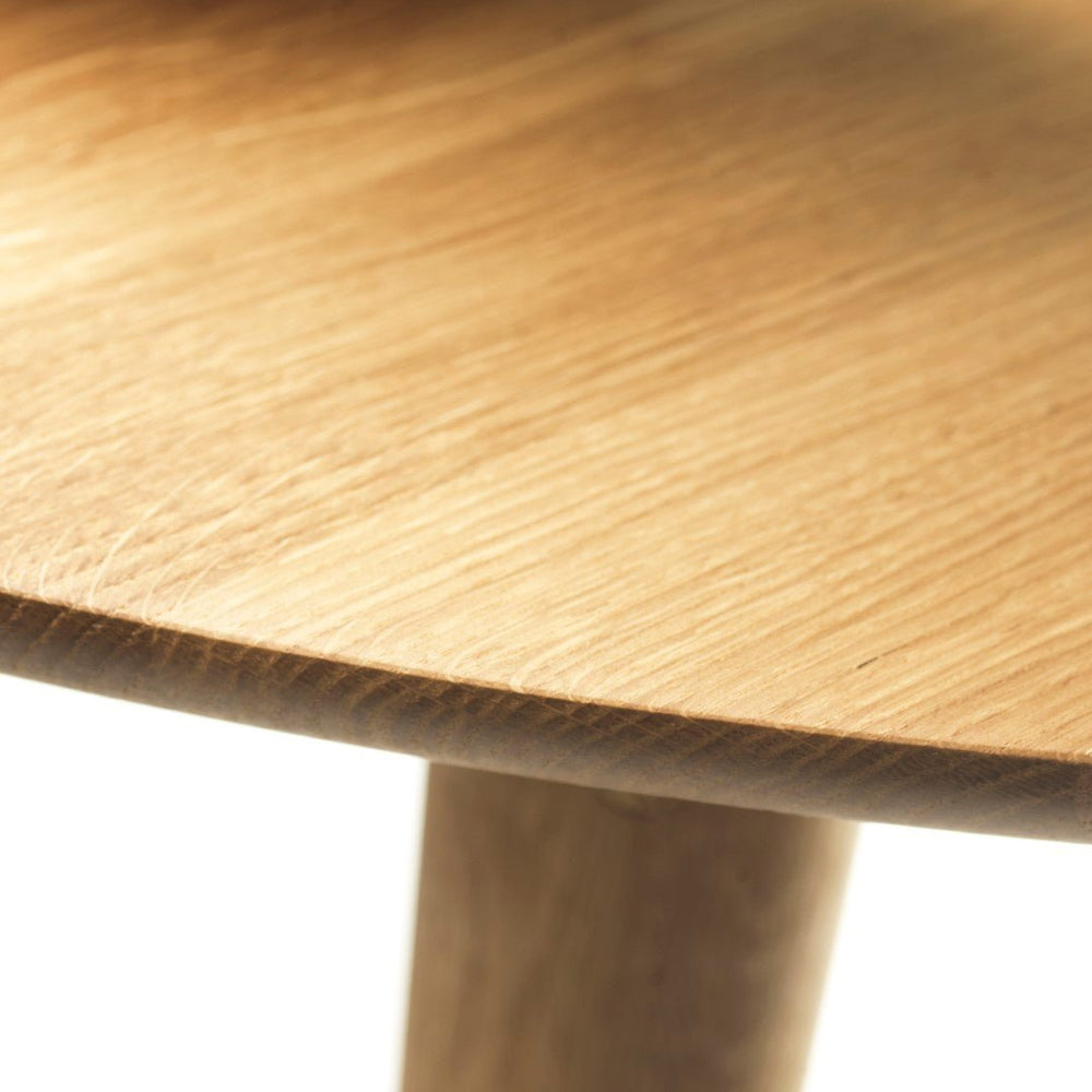 FDB Møbler C62E2TIL Bjørk Dining Table With 2 Extension Leaves in oiled solid oak (oak, nature, oiled)
