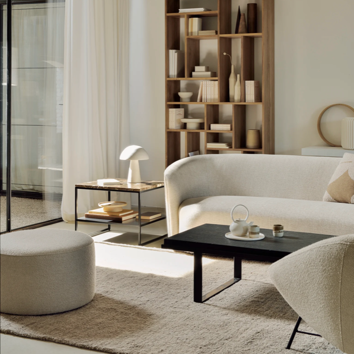 Ethnicraft Dunes Rug, woven textile from Belgian brand Ethnicraft