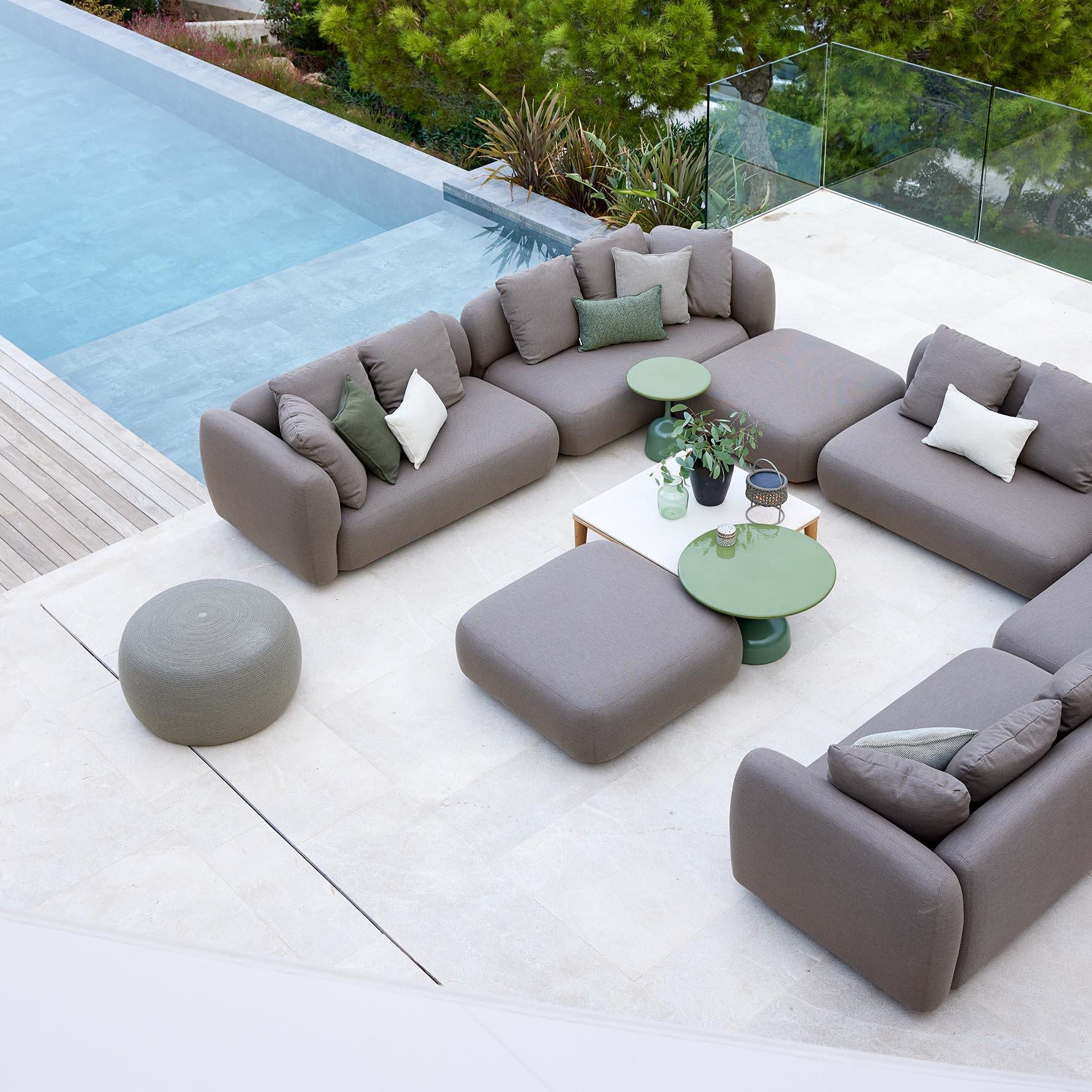 Circle Footstool Small