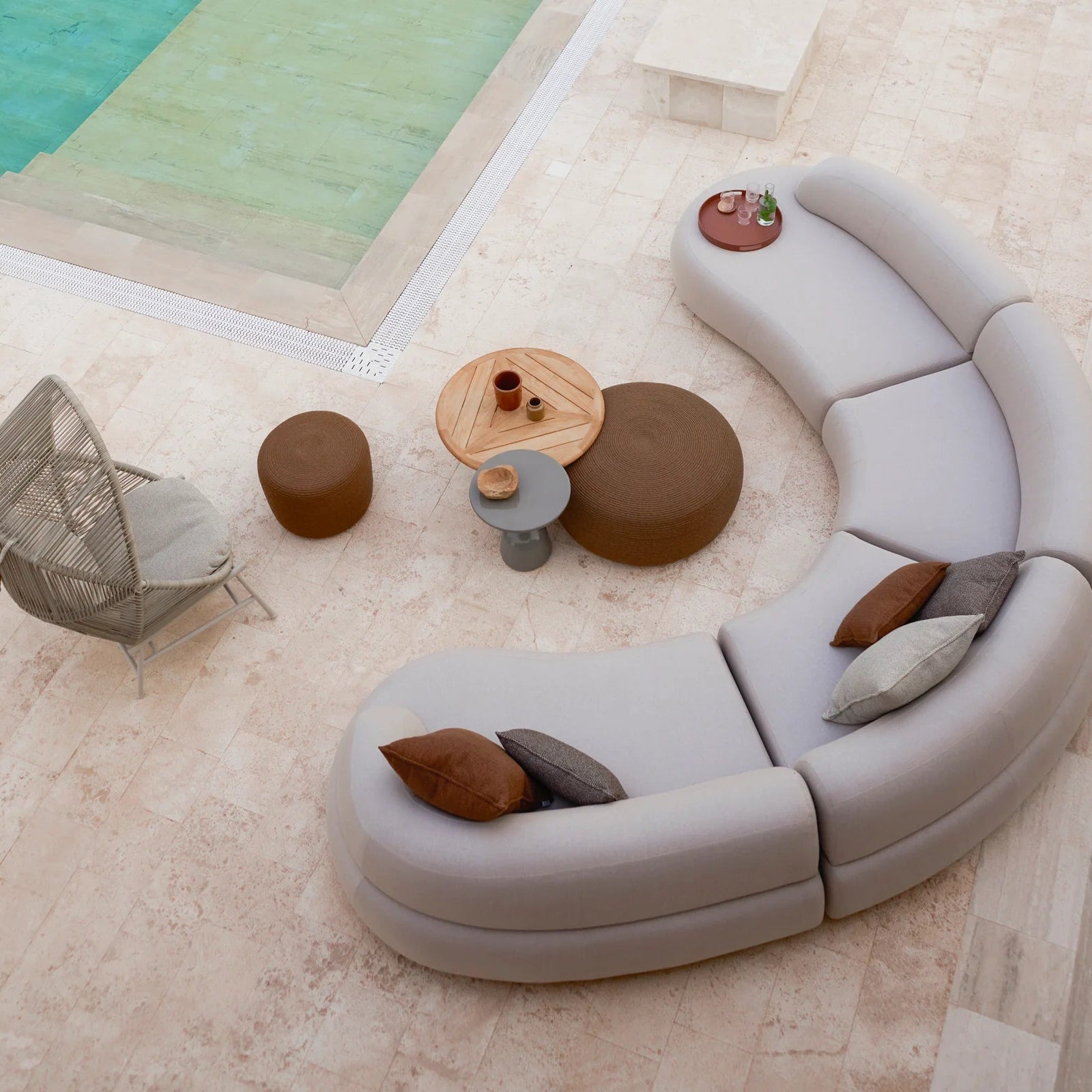 Circle Footstool Small