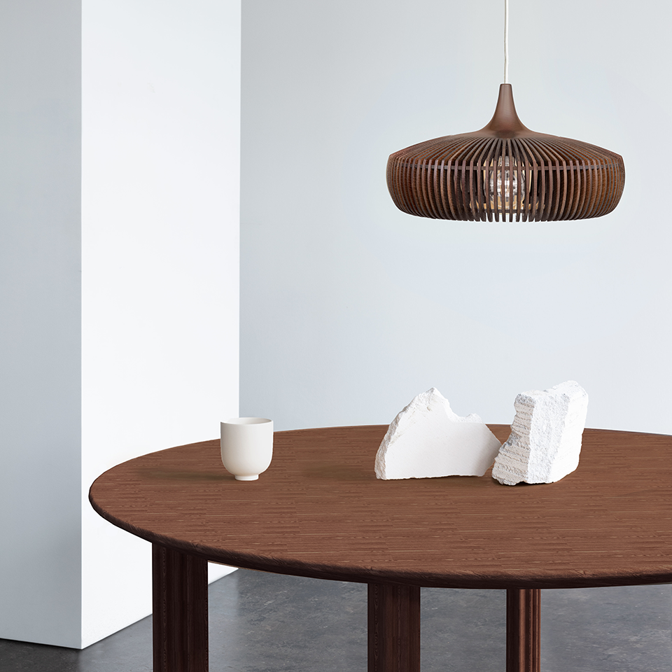 UMAGE Clava Dine Wood Hardwired Pendant