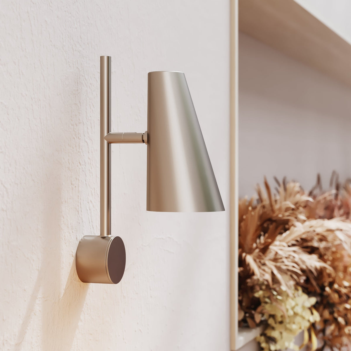 WOUD Cono Wall Lamp in powder-coated steel designed by Bahar Mehrabani