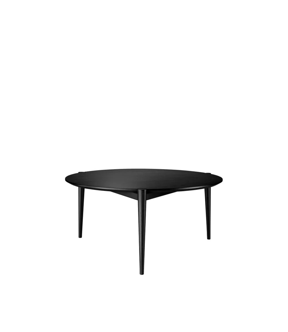 FDB Møbler Søs Coffee table in black-stained solid oak, designed by Stine Weigelt