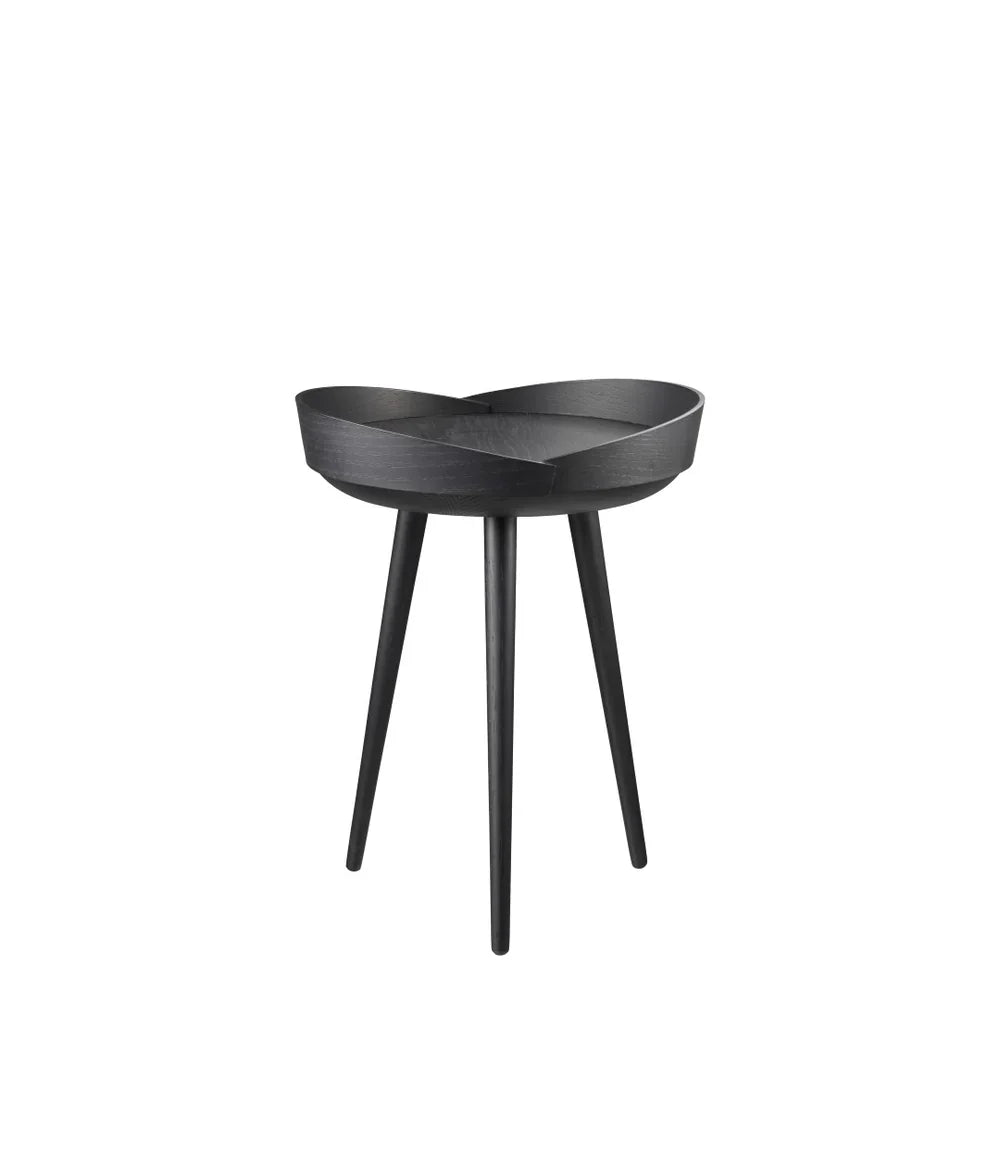 FDB Møbler Bakketop Tray table in black-stained solid oak