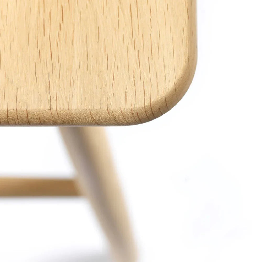 FDB Møbler Corner table in natural solid oak, designed by Poul M. Volther