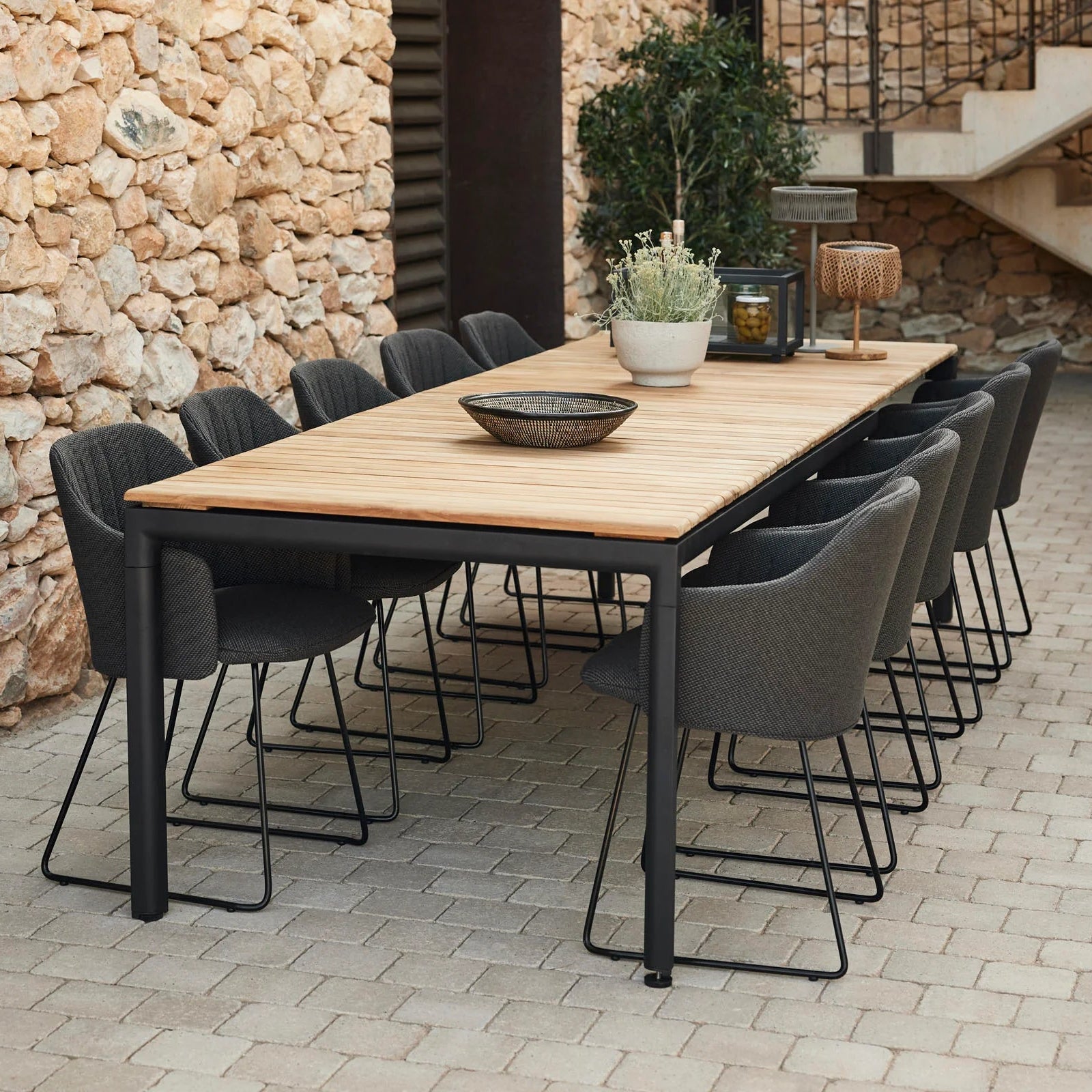 Drop Dining Table 126×39"