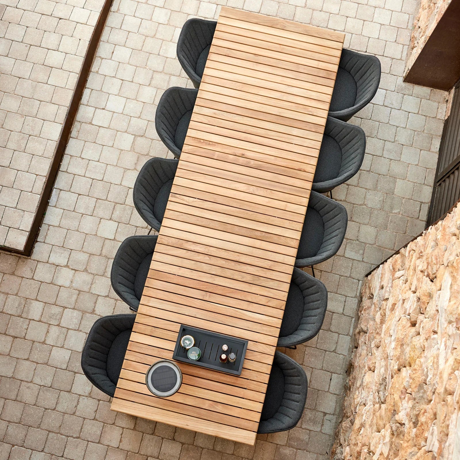 Drop Dining Table 126×39"