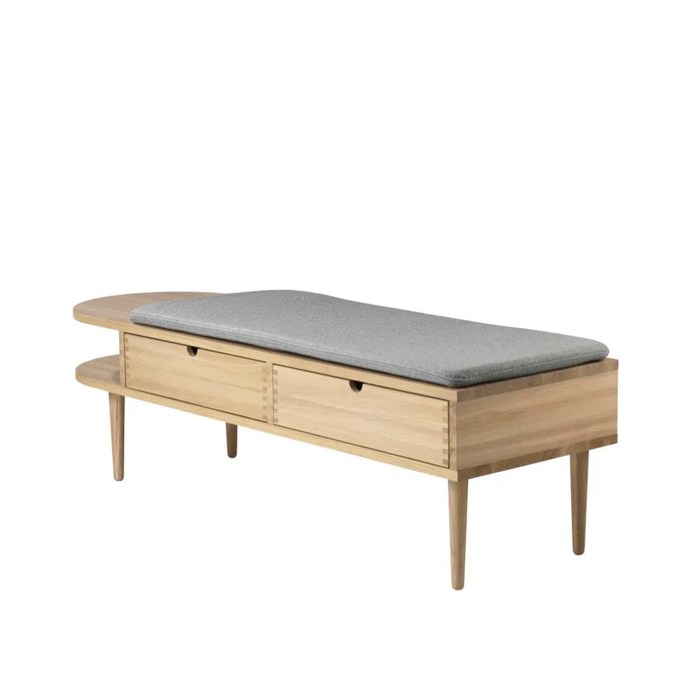 FDB Møbler Bench in solid oak