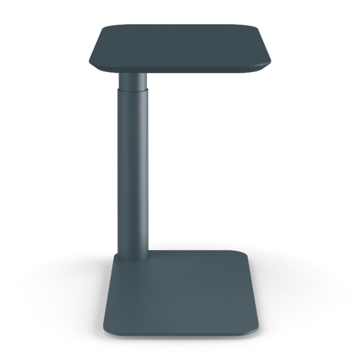 Humanscale Float Micro height-adjustable desk in Beige, B Corp climate-positive office design