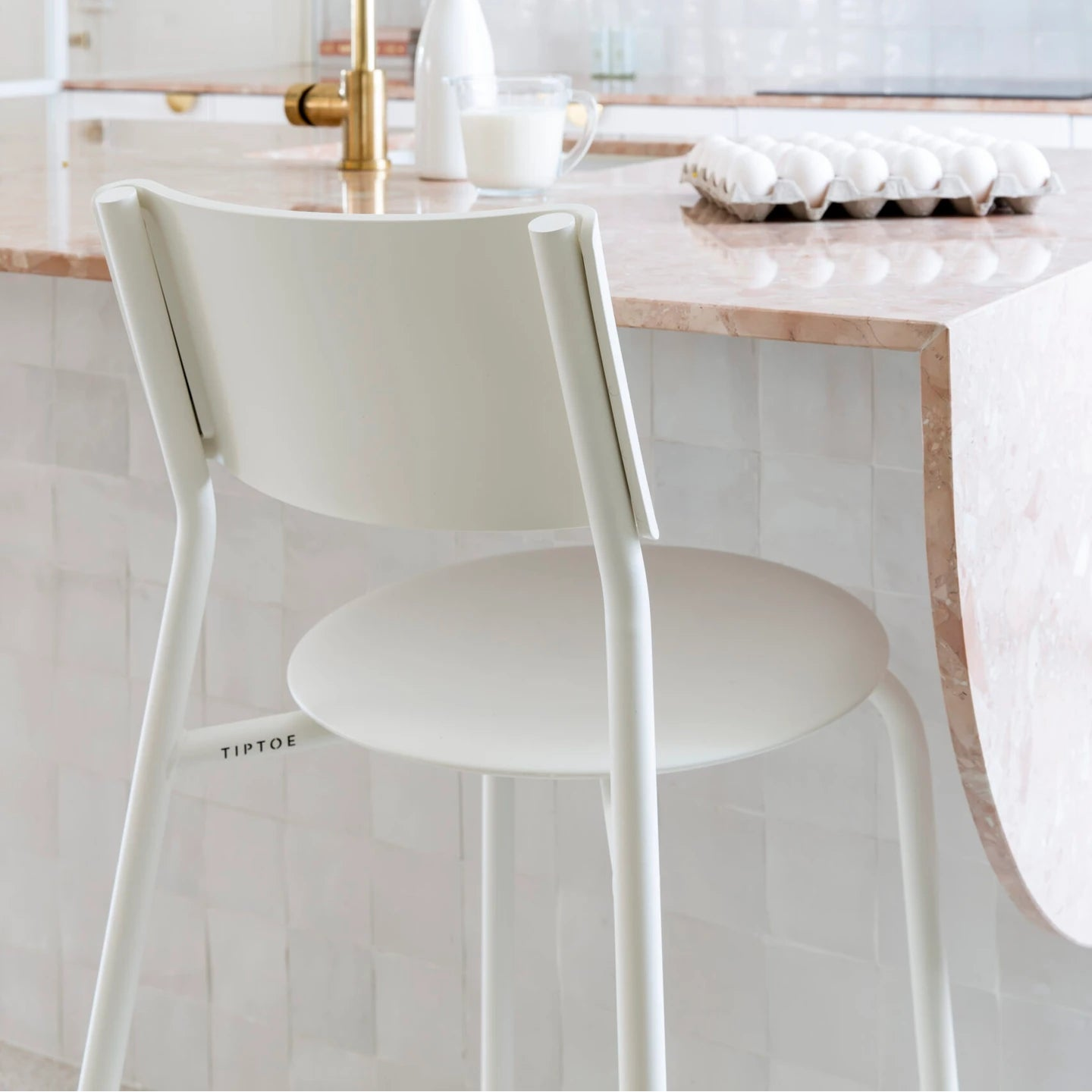 Tiptoe SSDr Recycled Plastic Bar Chair 29.5in