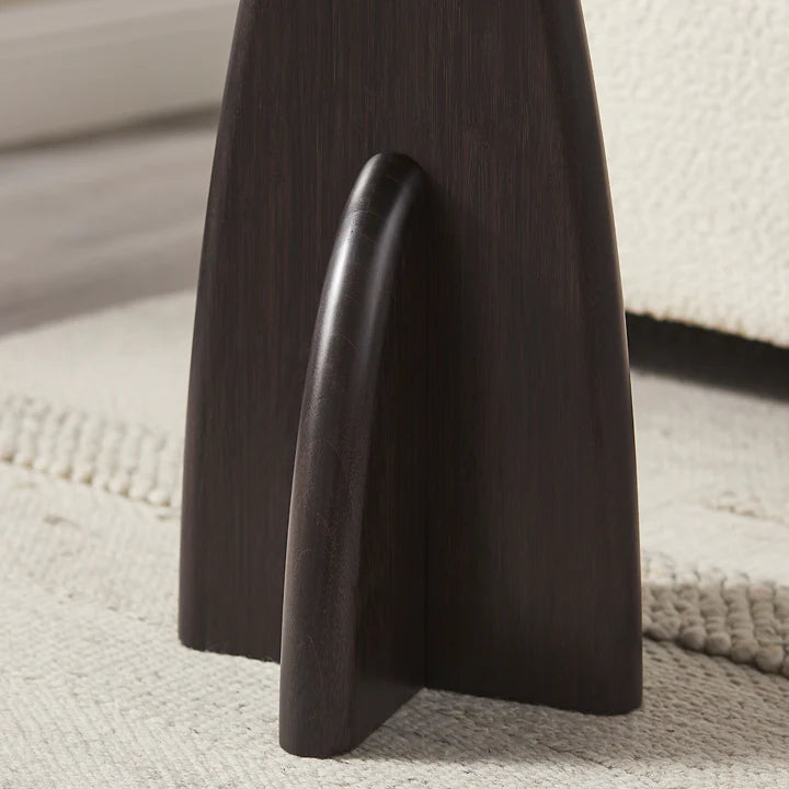 Greenington Zephyr Side Table in Black, moso bamboo