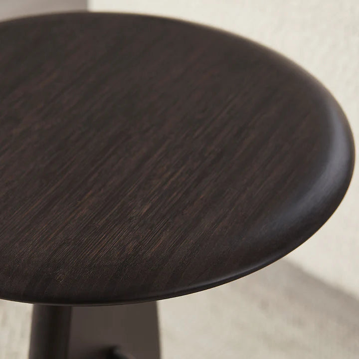 Greenington Zephyr Side Table in Black, moso bamboo
