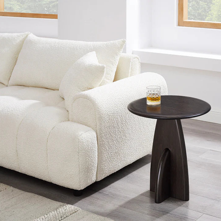Greenington Zephyr Side Table in Black, moso bamboo