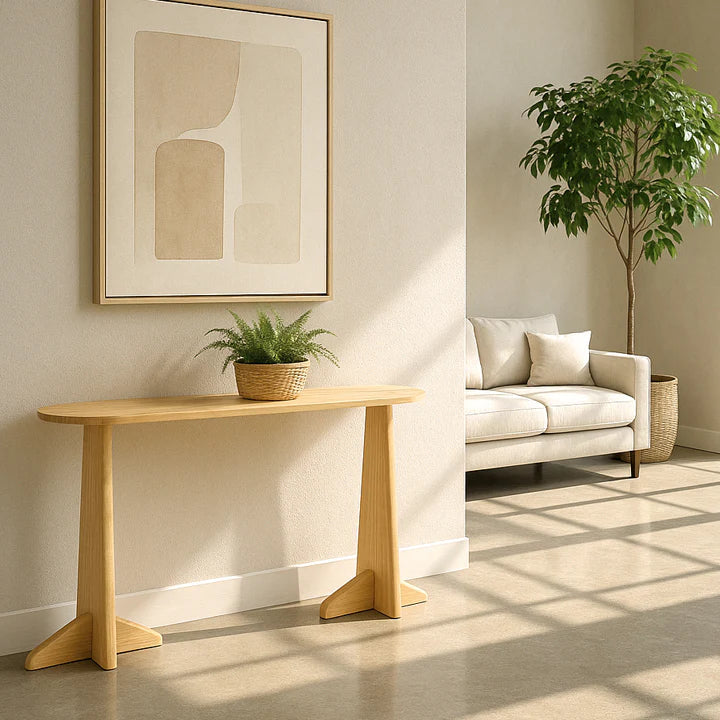 Greenington Zephyr Console Table, moso bamboo