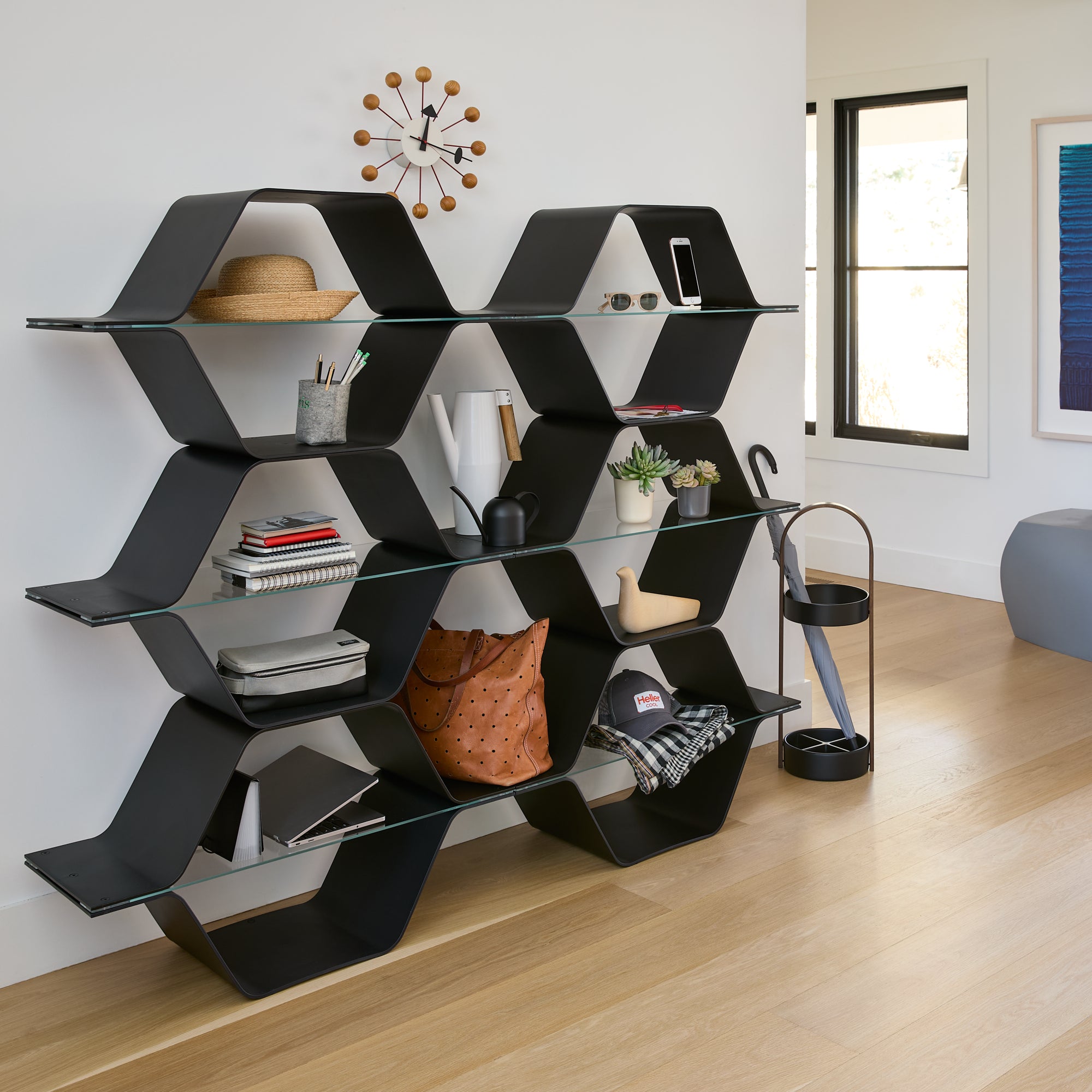 Honeycomb Modular Shelving