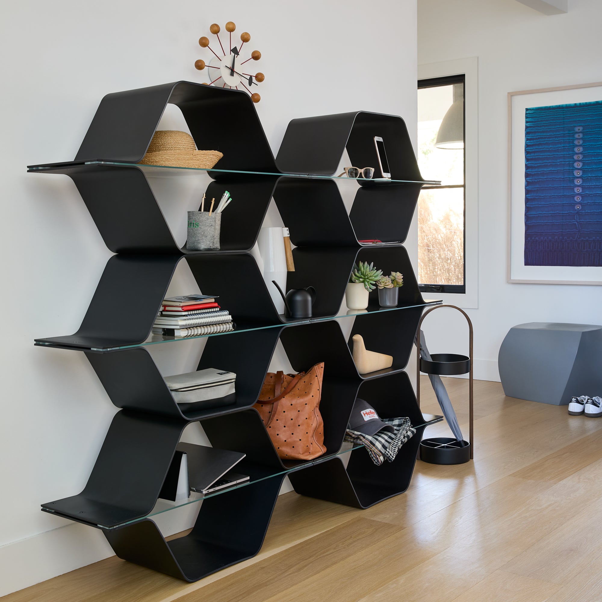 Honeycomb Modular Shelving