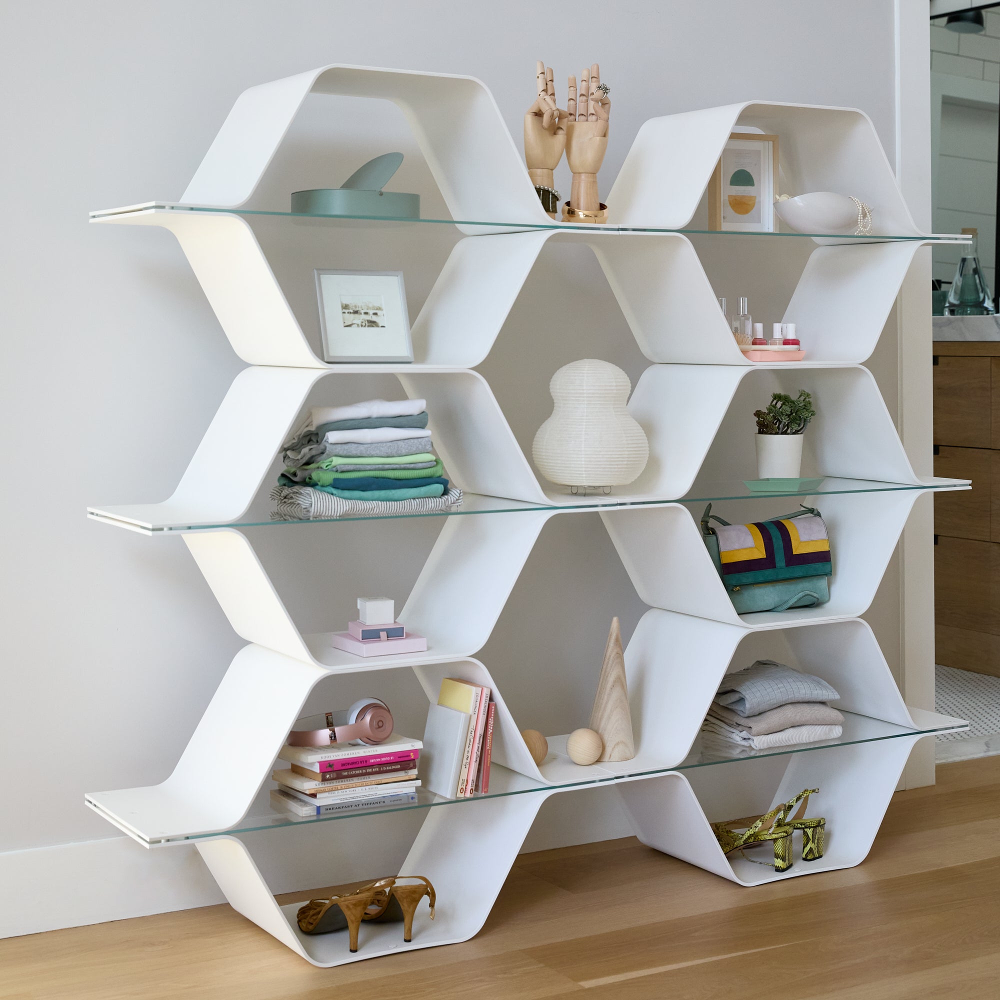Honeycomb Modular Shelving