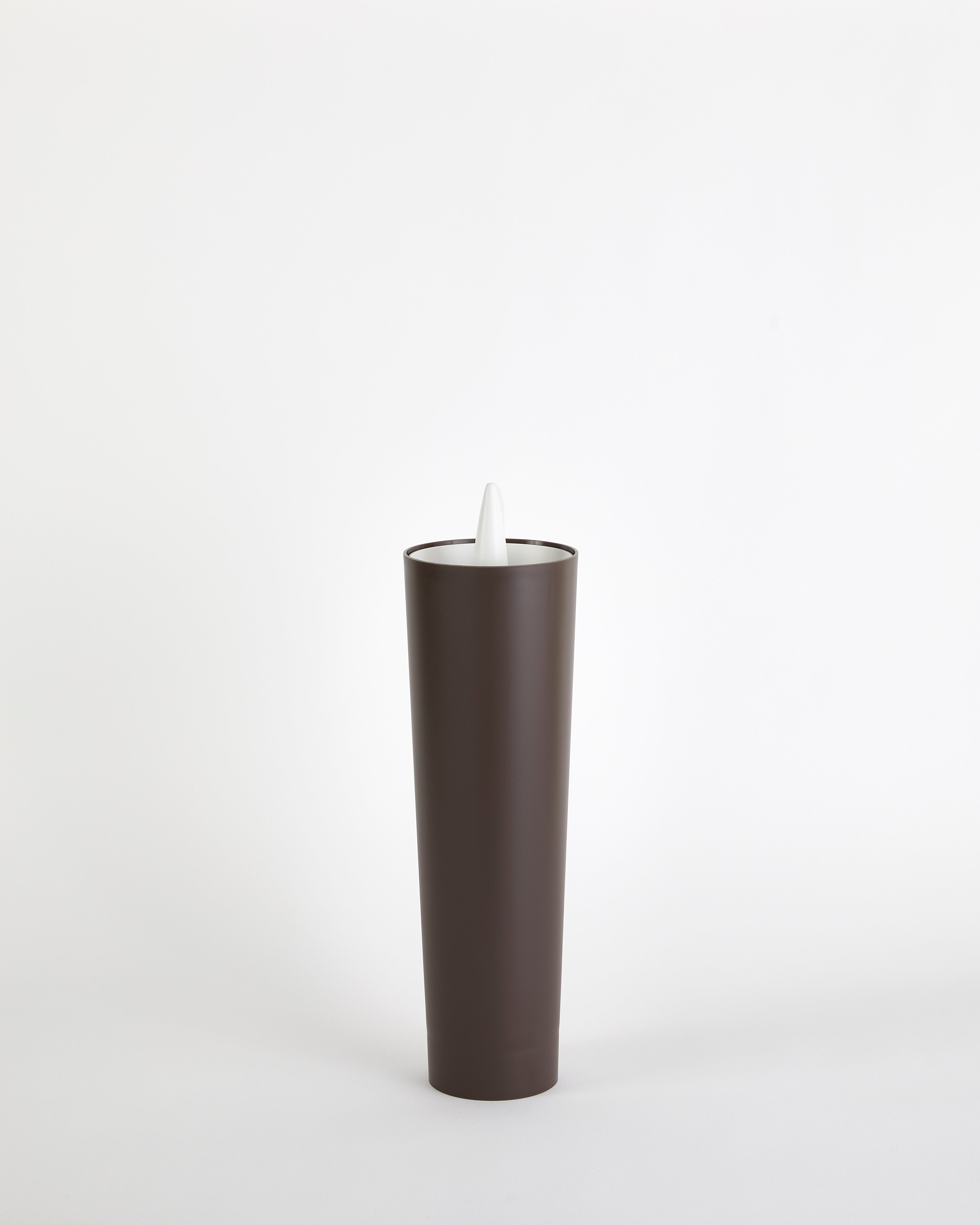 Heller Excalibur Toilet Brush in Chocolate, recyclable polyethylene