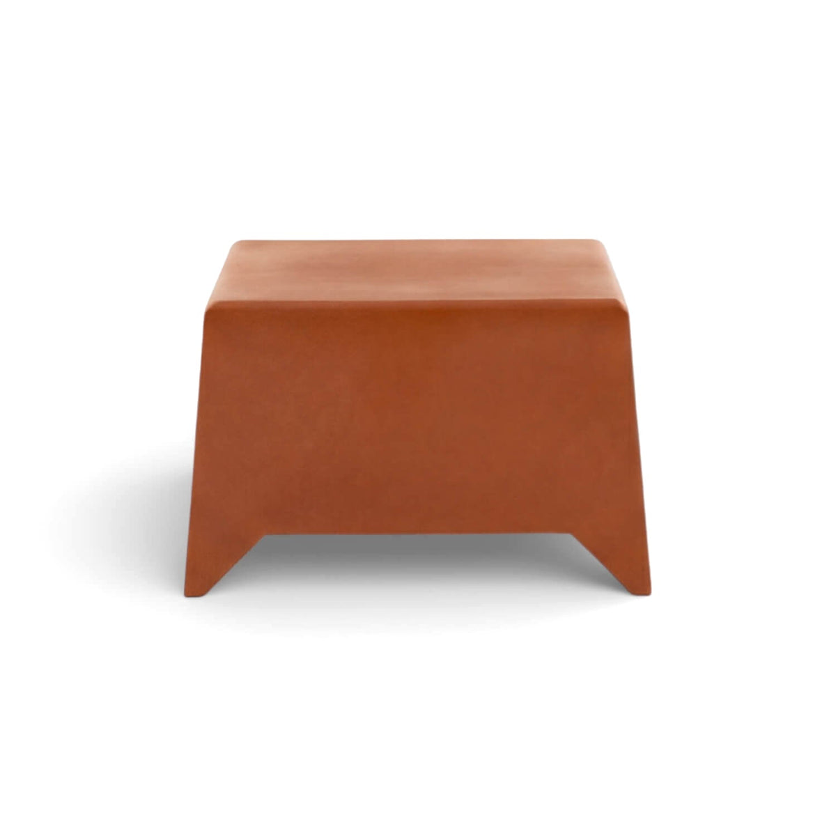 Heller MB5 side table by Mario Bellini in Terra Cotta