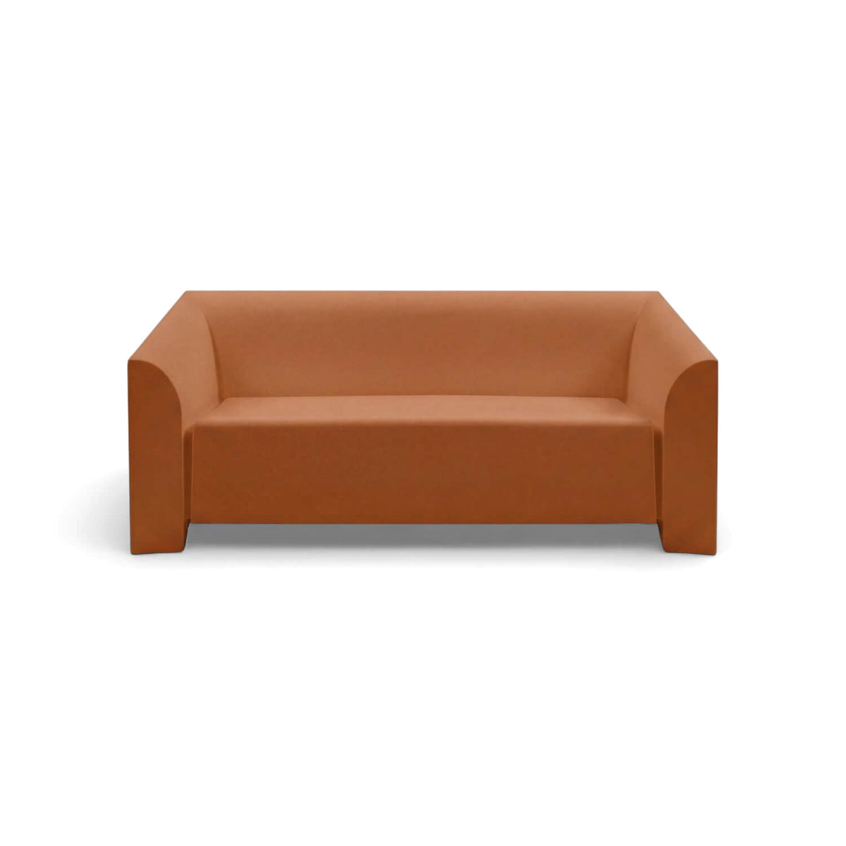 Heller MB2 sofa by Mario Bellini in Terra Cotta