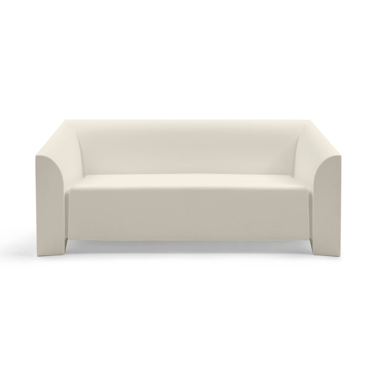 Heller MB2 Sofa, recyclable polyethylene, designed by Mario Bellini, Compasso d'Oro winner