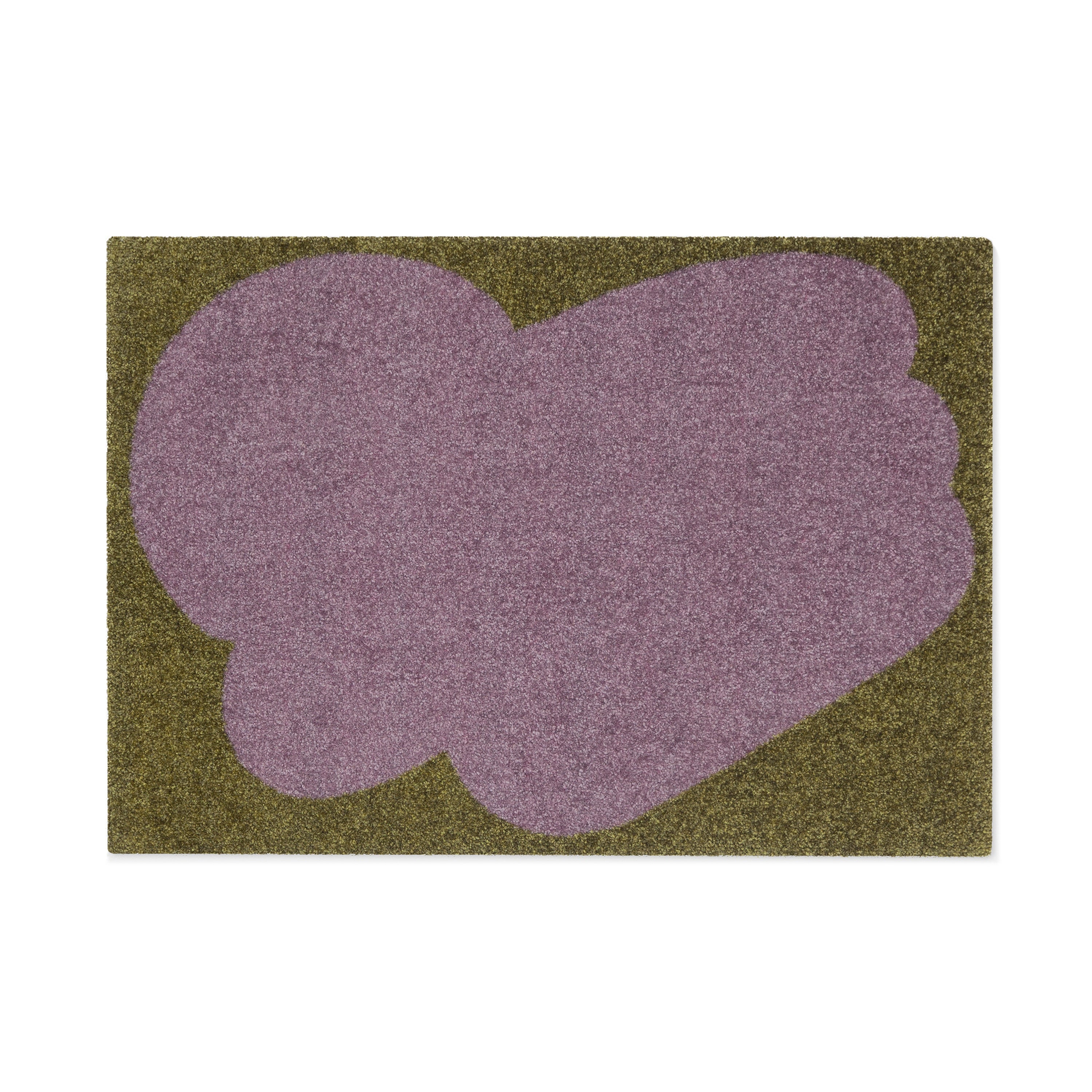 Heymat doormat Sight Unseen lilac, Scandinavian pastel entry mat from Comosum