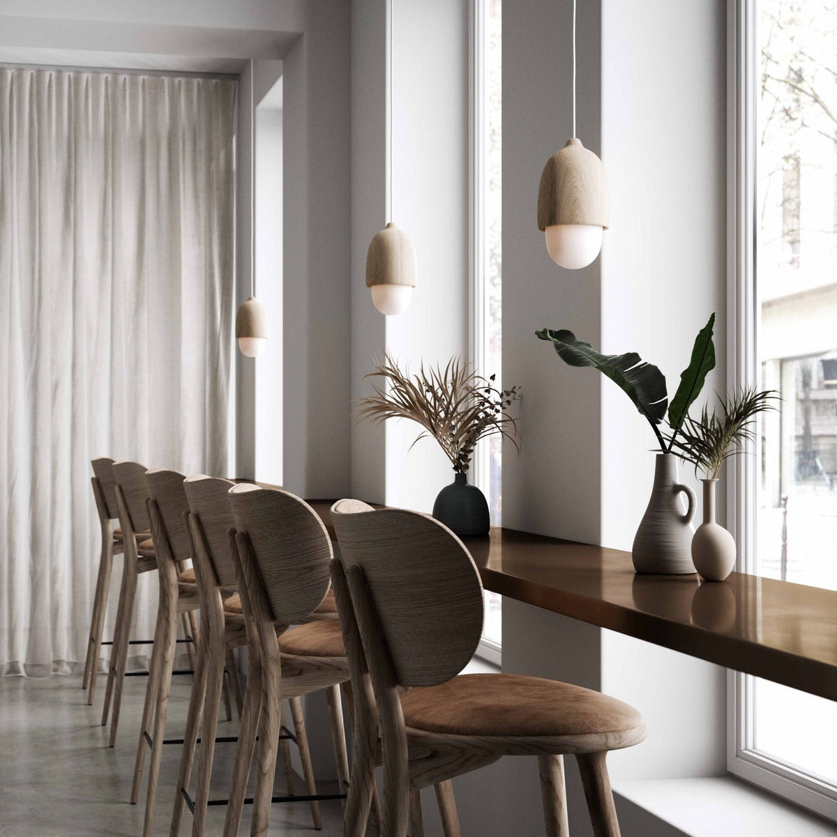 Mater Terho Pendant in pressed metal