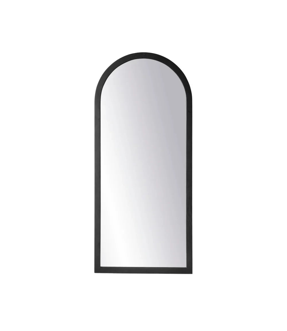FDB Møbler Mossø Mirror in black-stained solid oak