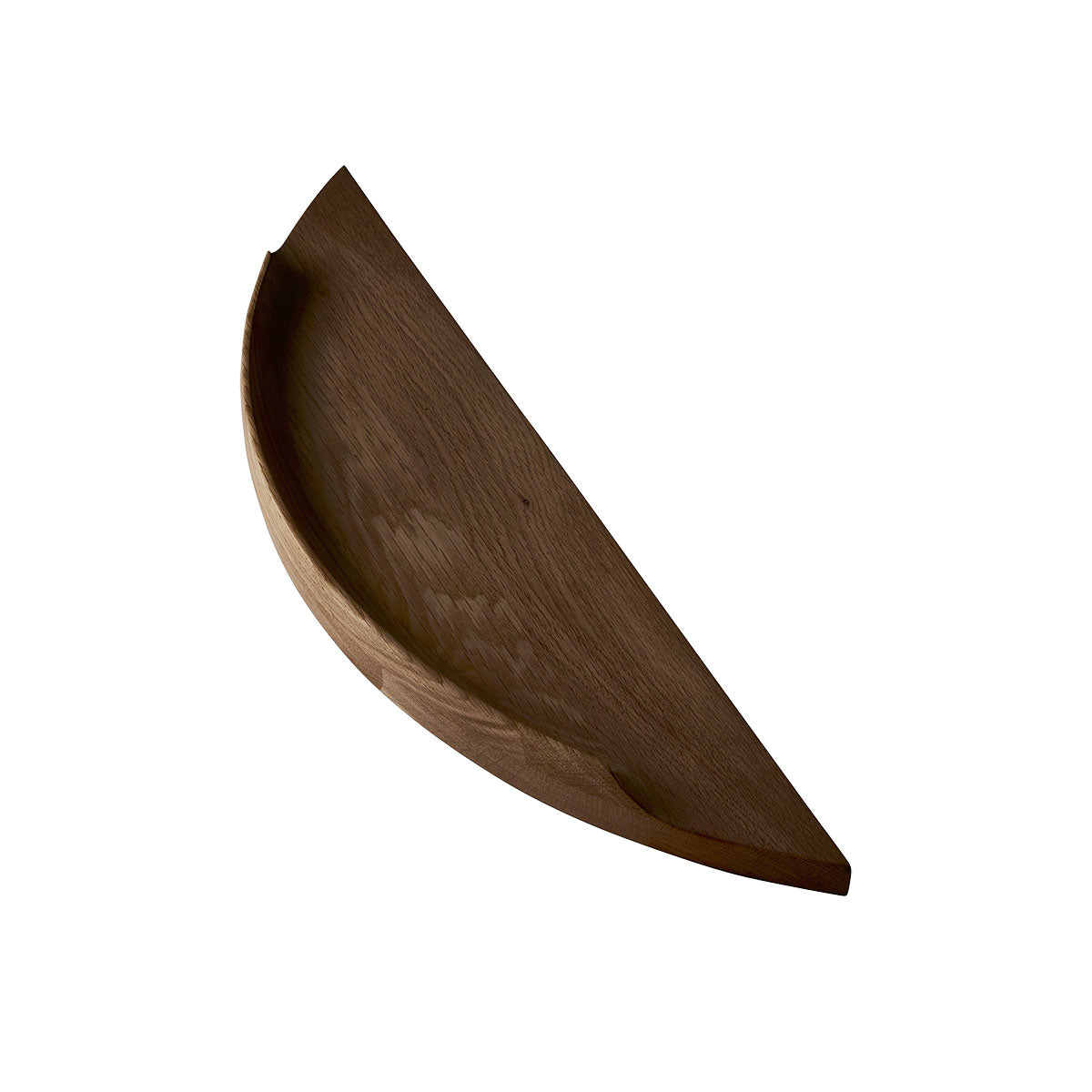Aakjaer Arcus Shelf Small in smoked oak, seen from above
