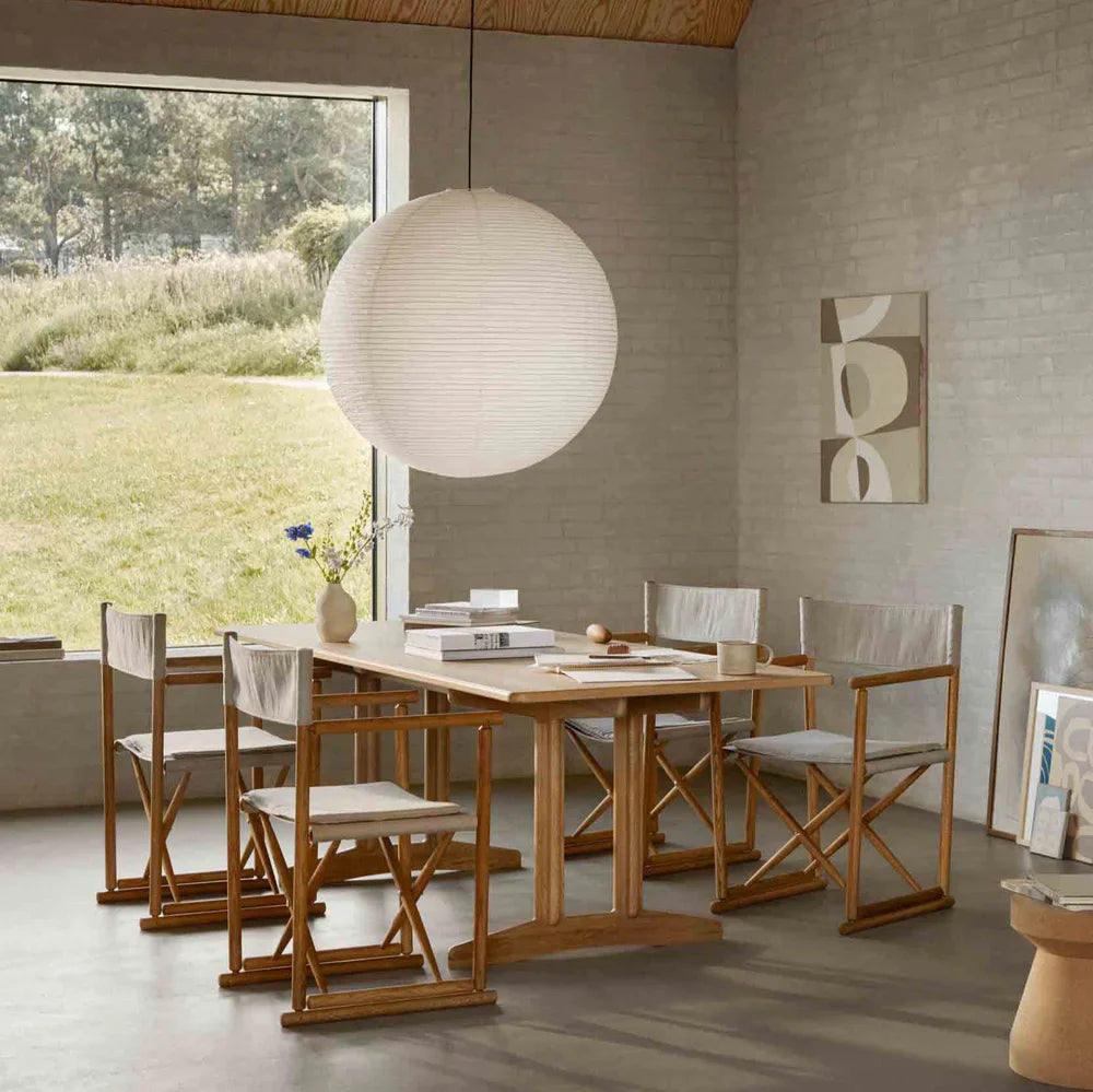 FDB Møbler Folding chair in solid oak, designed by Ole Jørgensen