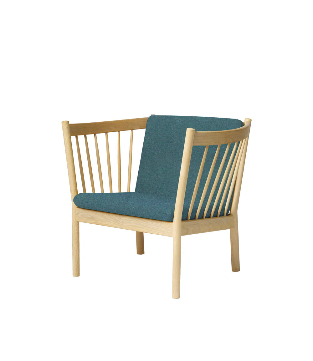 FDB Møbler Armchair in solid oak (green), designed by Ole Jørgensen