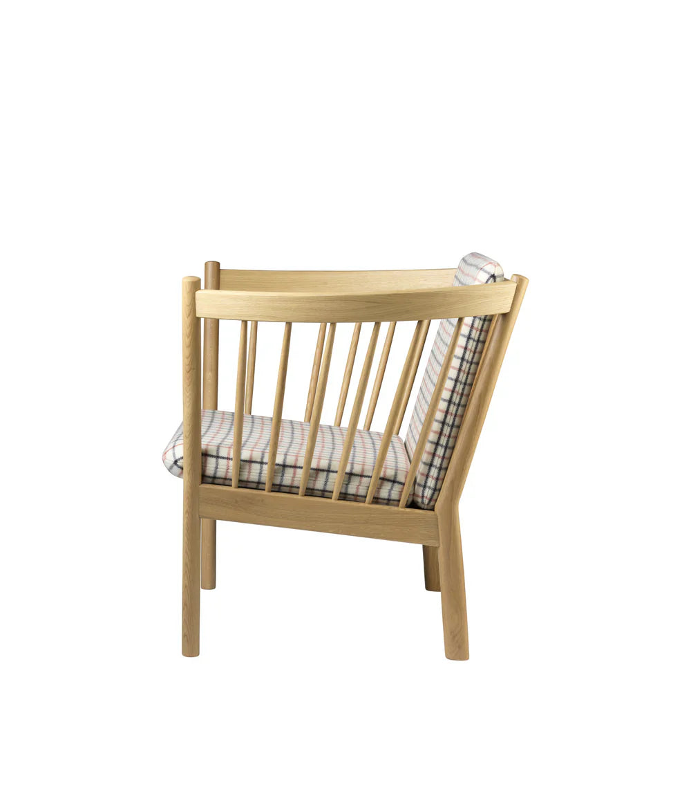 FDB Møbler Armchair in solid oak (red), designed by Ole Jørgensen