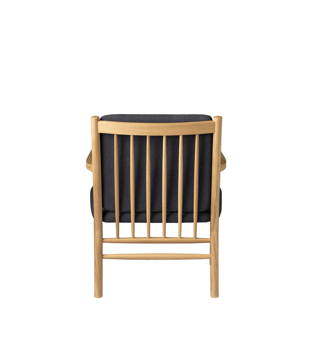 FDB Møbler Armchair in solid oak (dark grey), designed by Ole Jørgensen