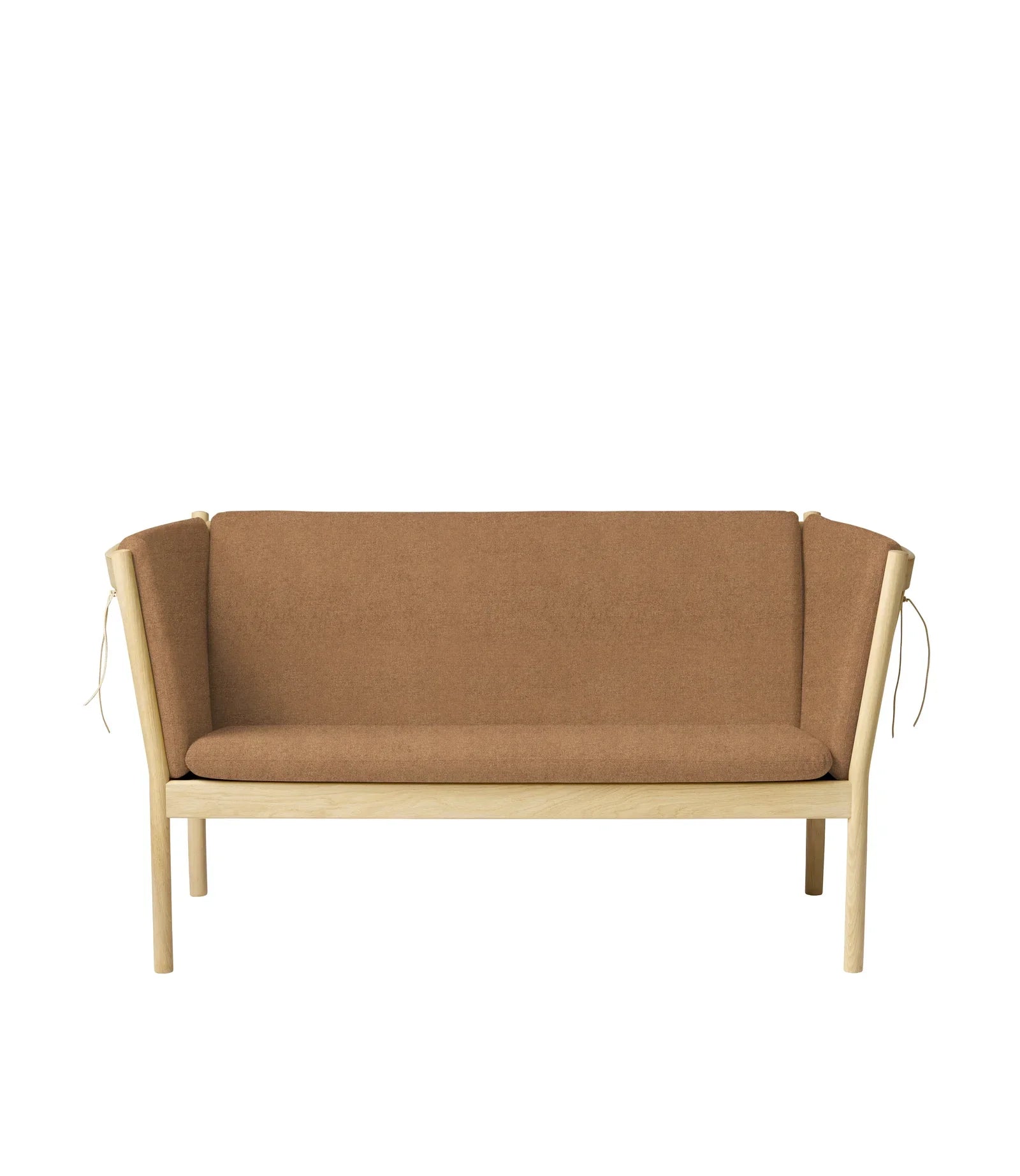 FDB Møbler 2-Person couch in solid oak (brown), designed by Ole Jørgensen