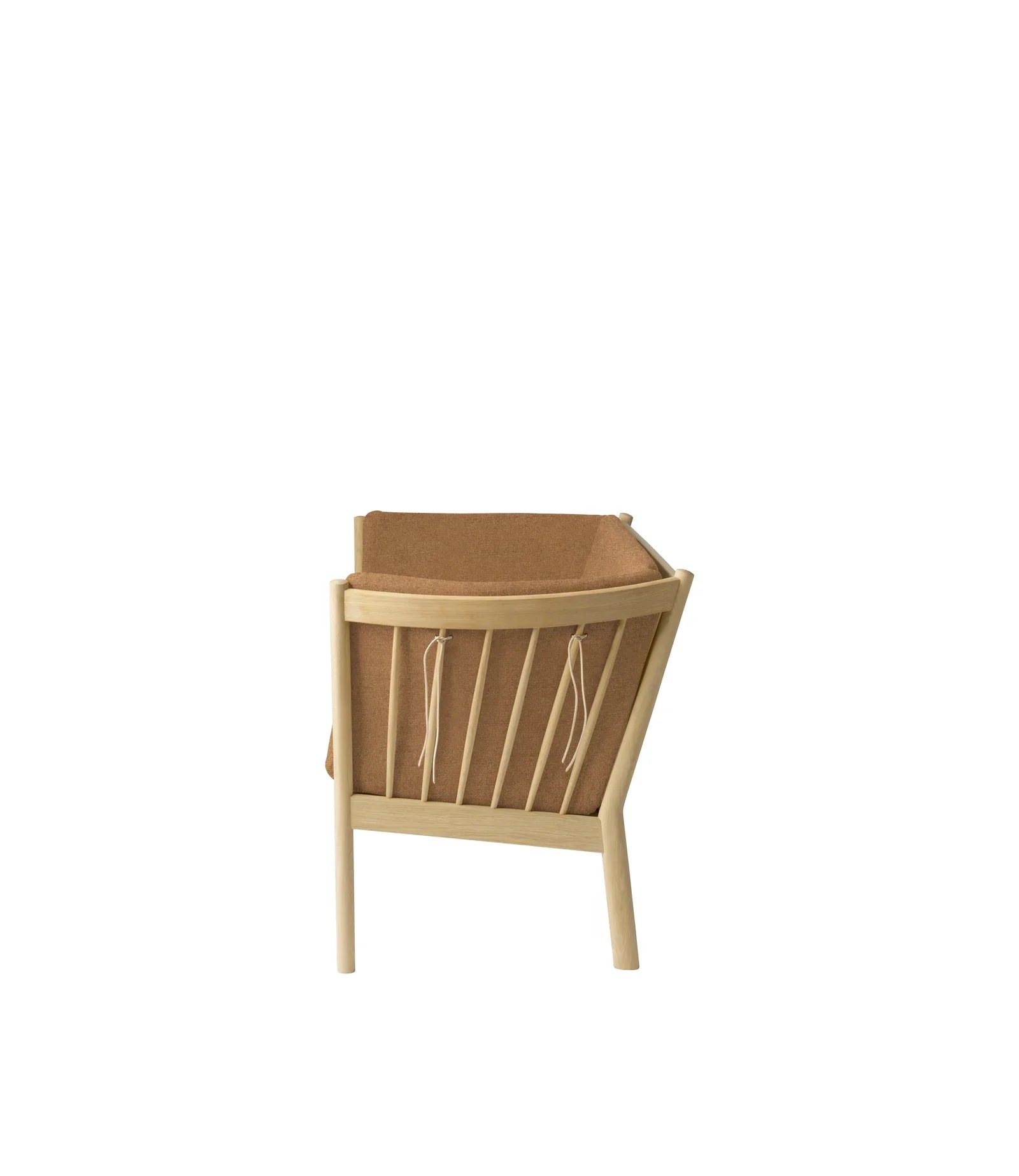 FDB Møbler 2-Person couch in solid oak (brown), designed by Ole Jørgensen