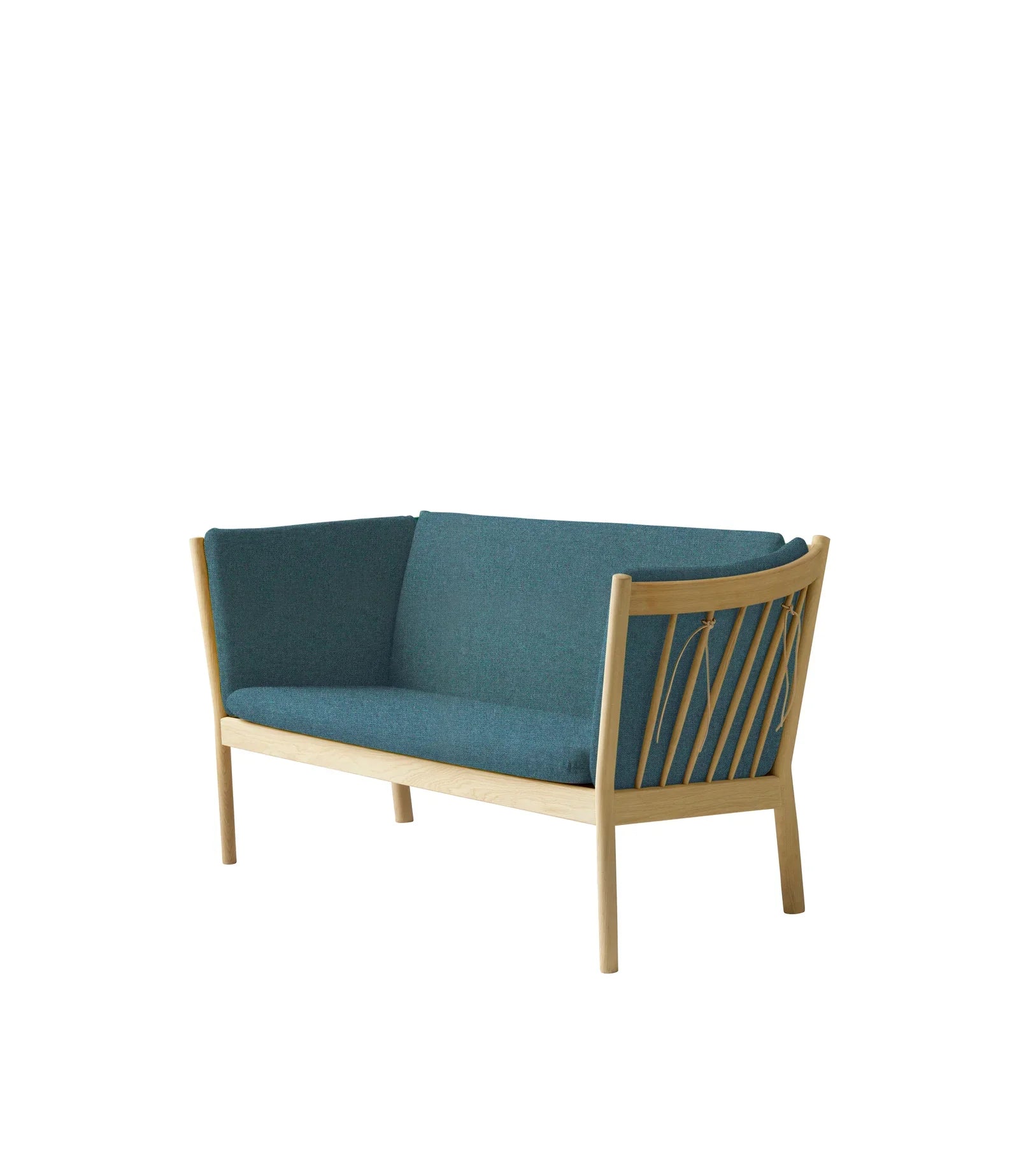 FDB Møbler 2-Person couch in solid oak (green), designed by Ole Jørgensen